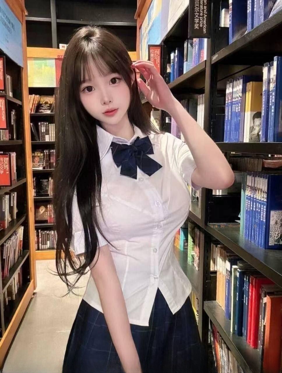 胸大柔软学生妹 图 2