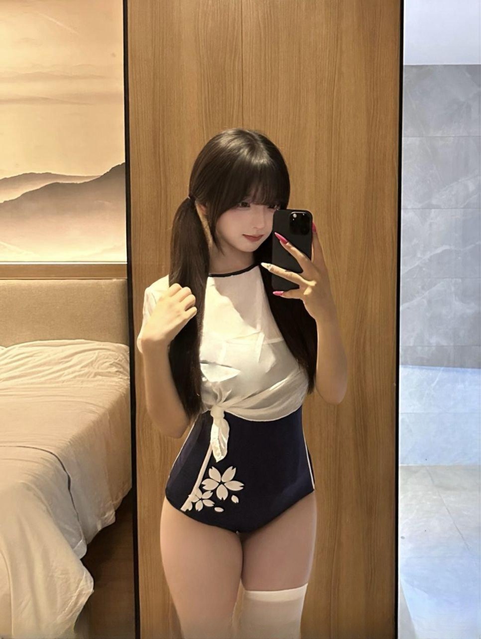 双马尾水蜜桃